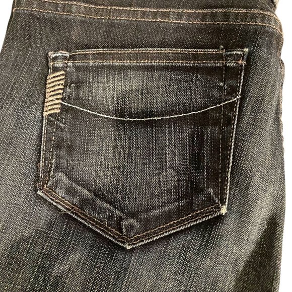 PAIGE Low Rise Premium Denim Jeans Dark Wash Melrose Straight Leg Size 29 - Picture 8 of 8